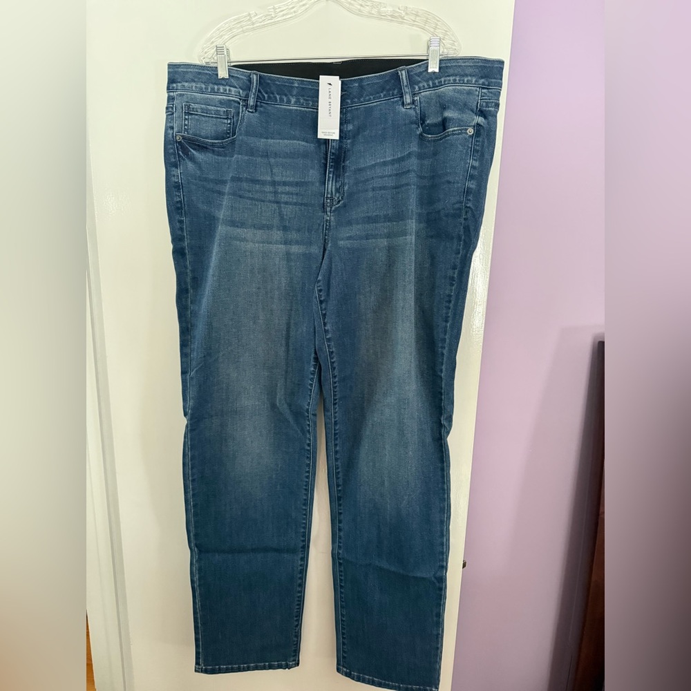 Lane Bryant Venezia MidRise Straight 22L NWT